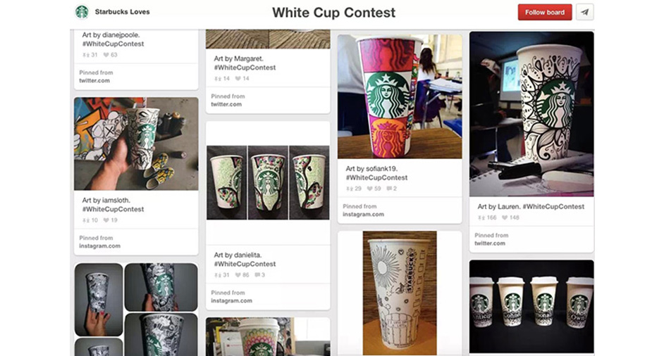 從Starbucks手繪紙杯競賽活動，看UGC成功的秘訣!